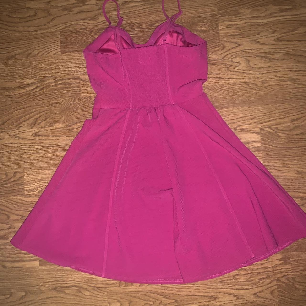 Hot pink A line dress I am 5'4