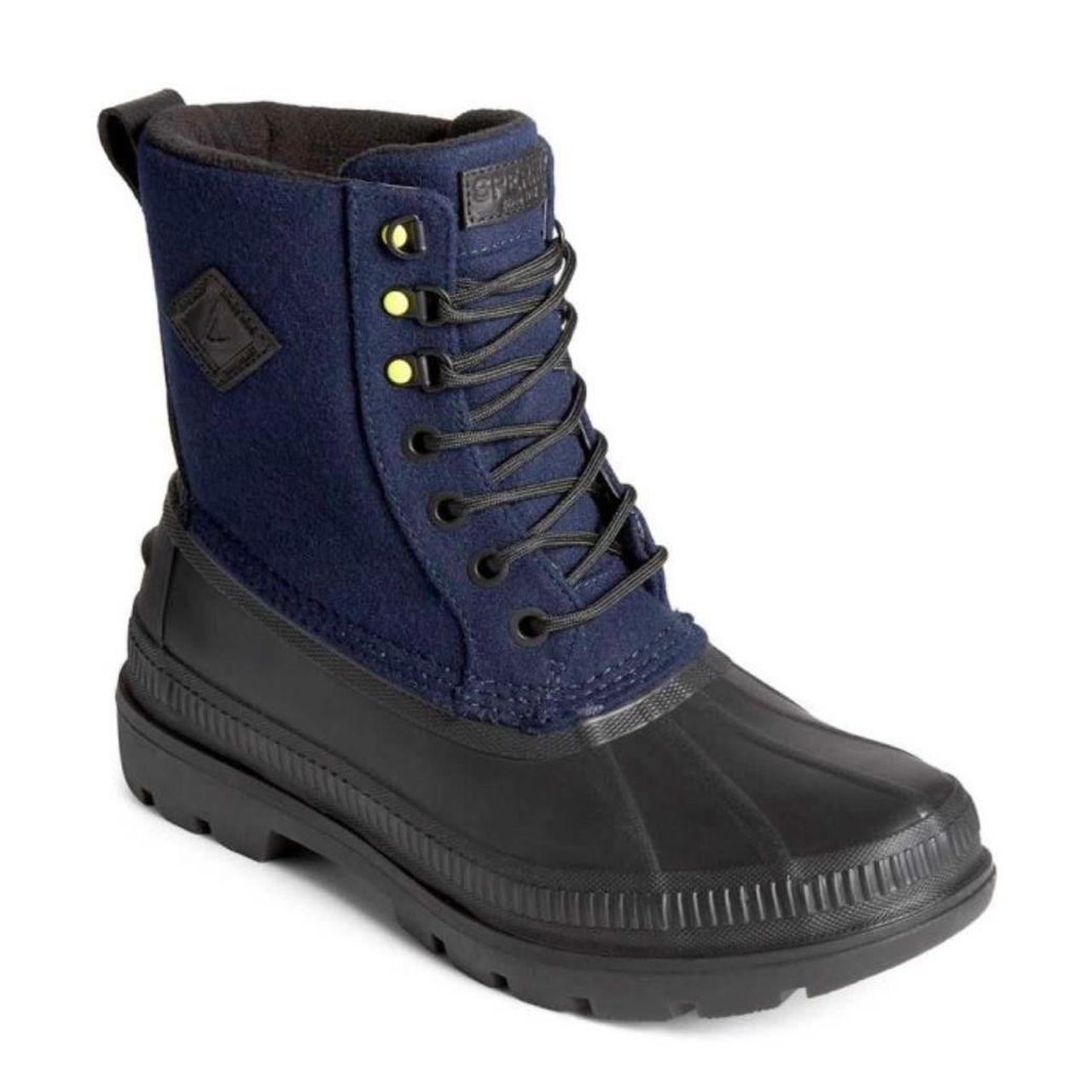 Sperry black snow on sale boots