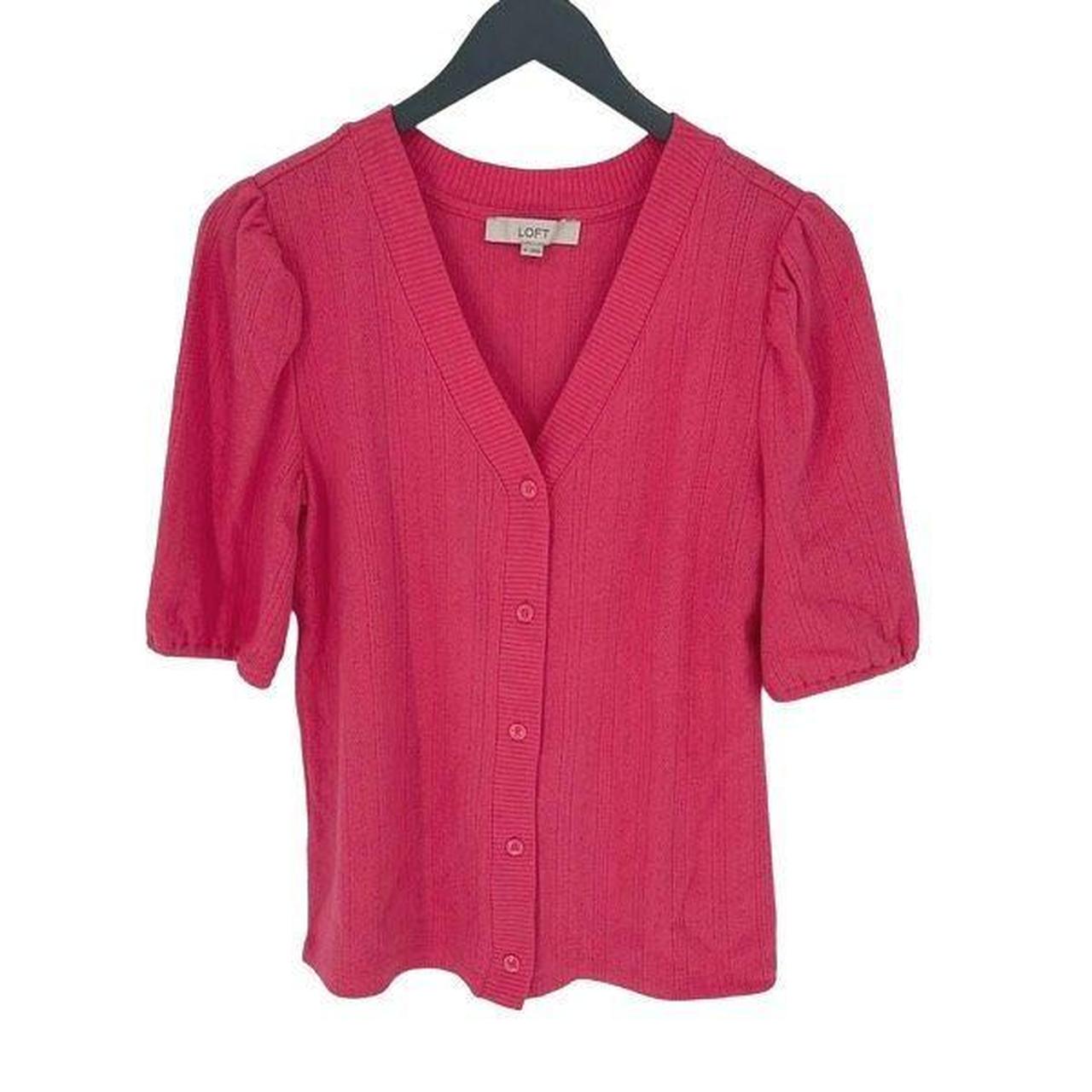 Loft 2024 pink cardigan