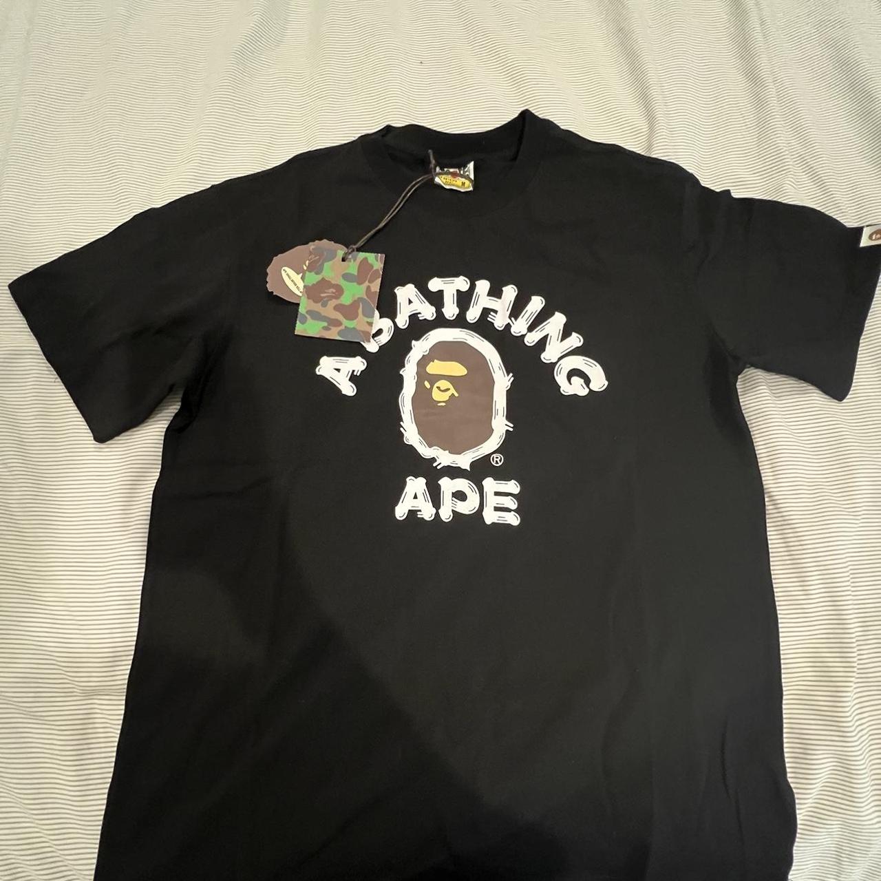 Dead stock/brand new bape shirt. “A bathing ape”... - Depop