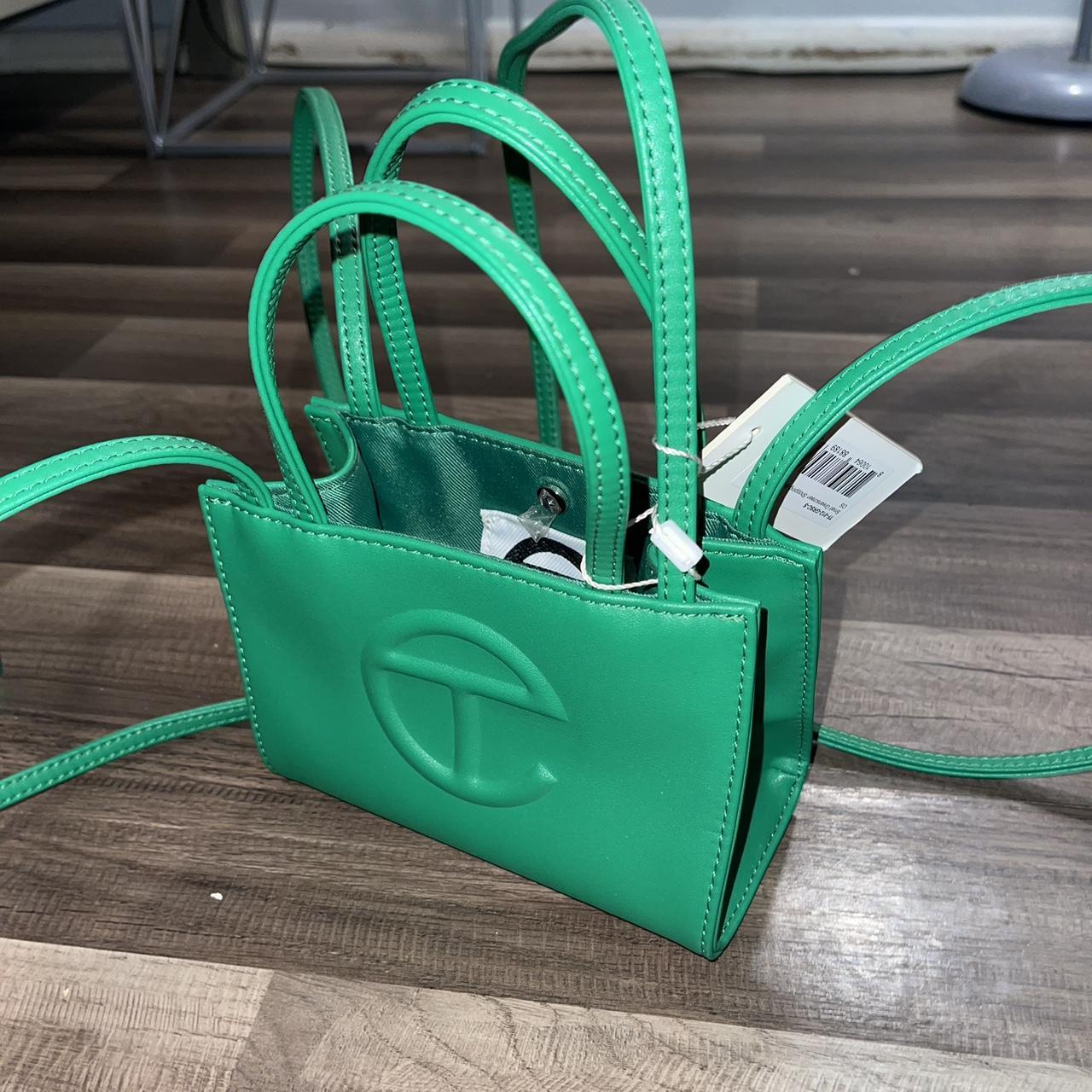 Telfar Women's Green Bag | Depop