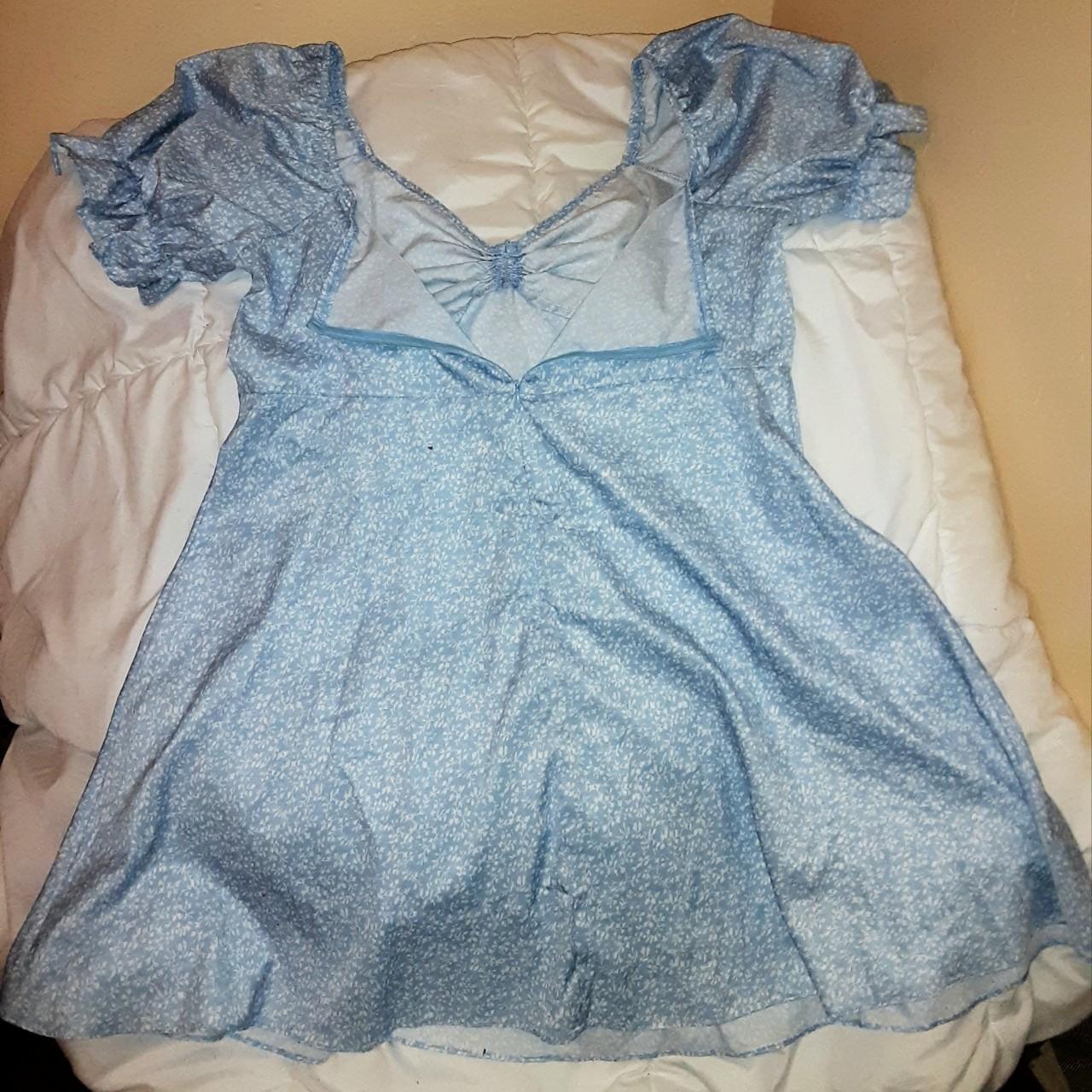 Shein Curve + Plus Women's Blue Dress | Depop