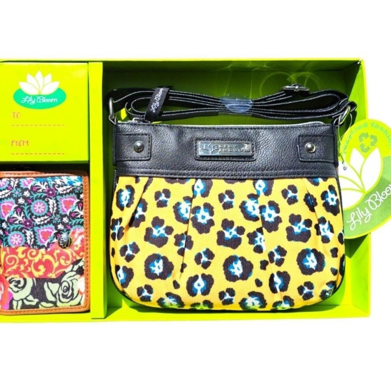 HW Collection Dog Paw Print Handbag Western Carry Concealed Purse Wallet Set