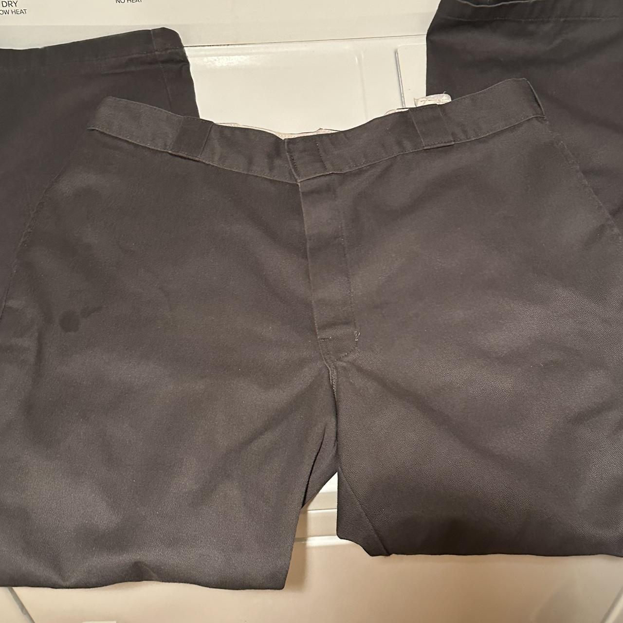 Grey dickie double knees baggy and brandnew Dont... - Depop