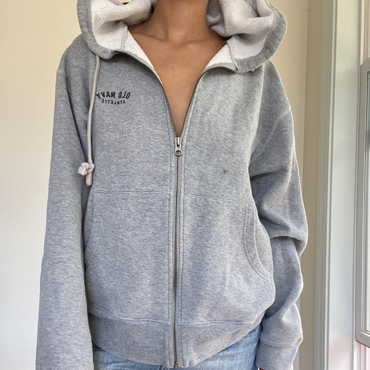 Vintage grey old navy zip up. So cute and such a Depop