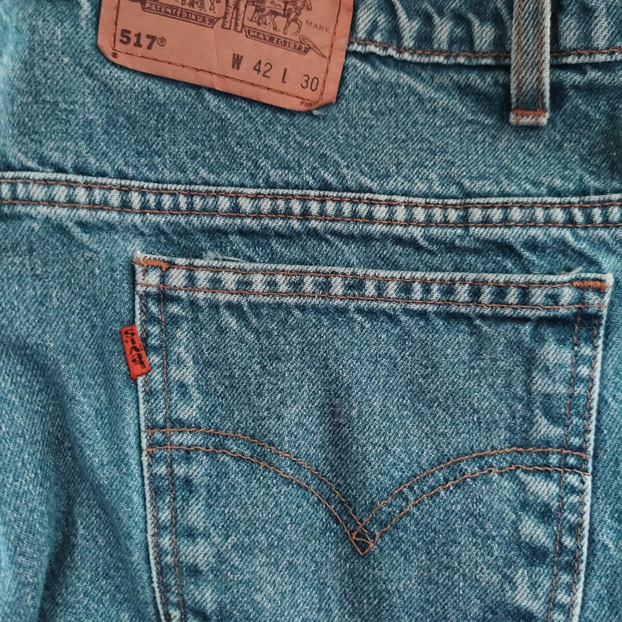 Vintage Rare Upside Down Orange Tab Levis Jeans Depop