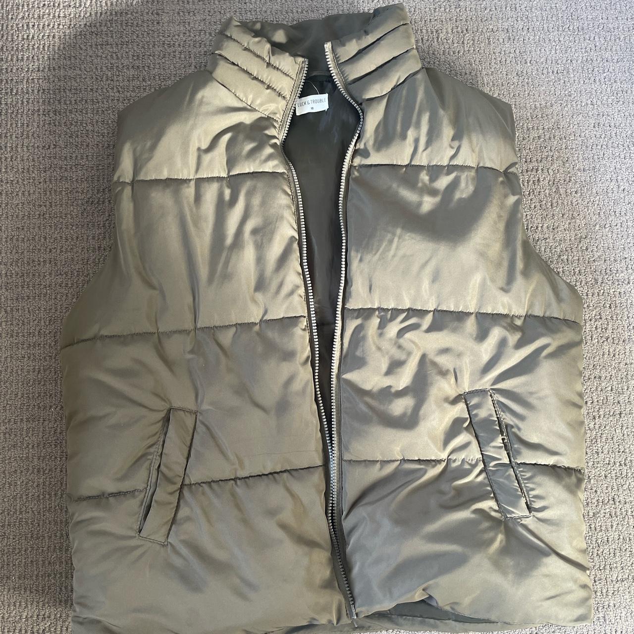 Women's Khaki Jacket | Depop