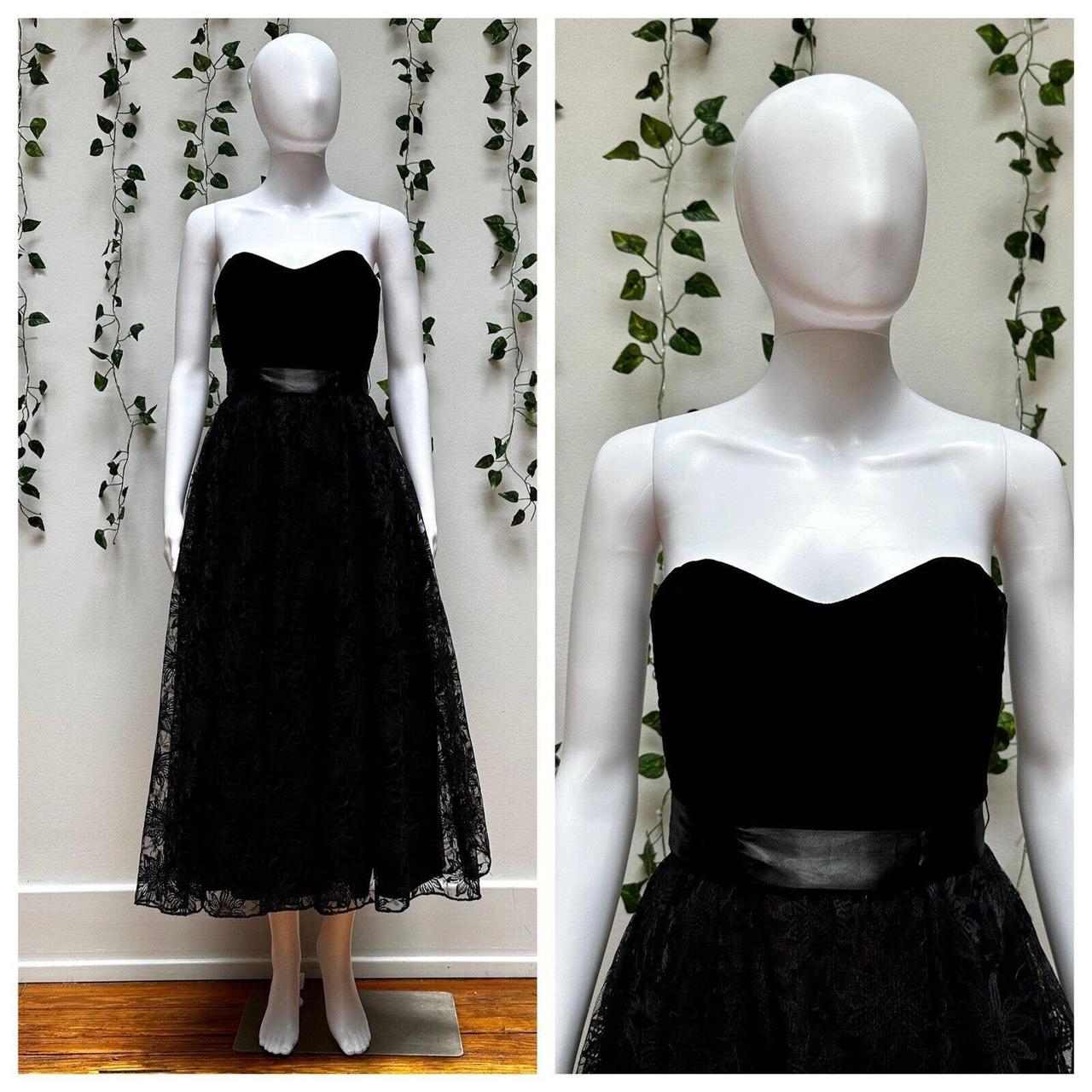 80s strapless prom on sale dress