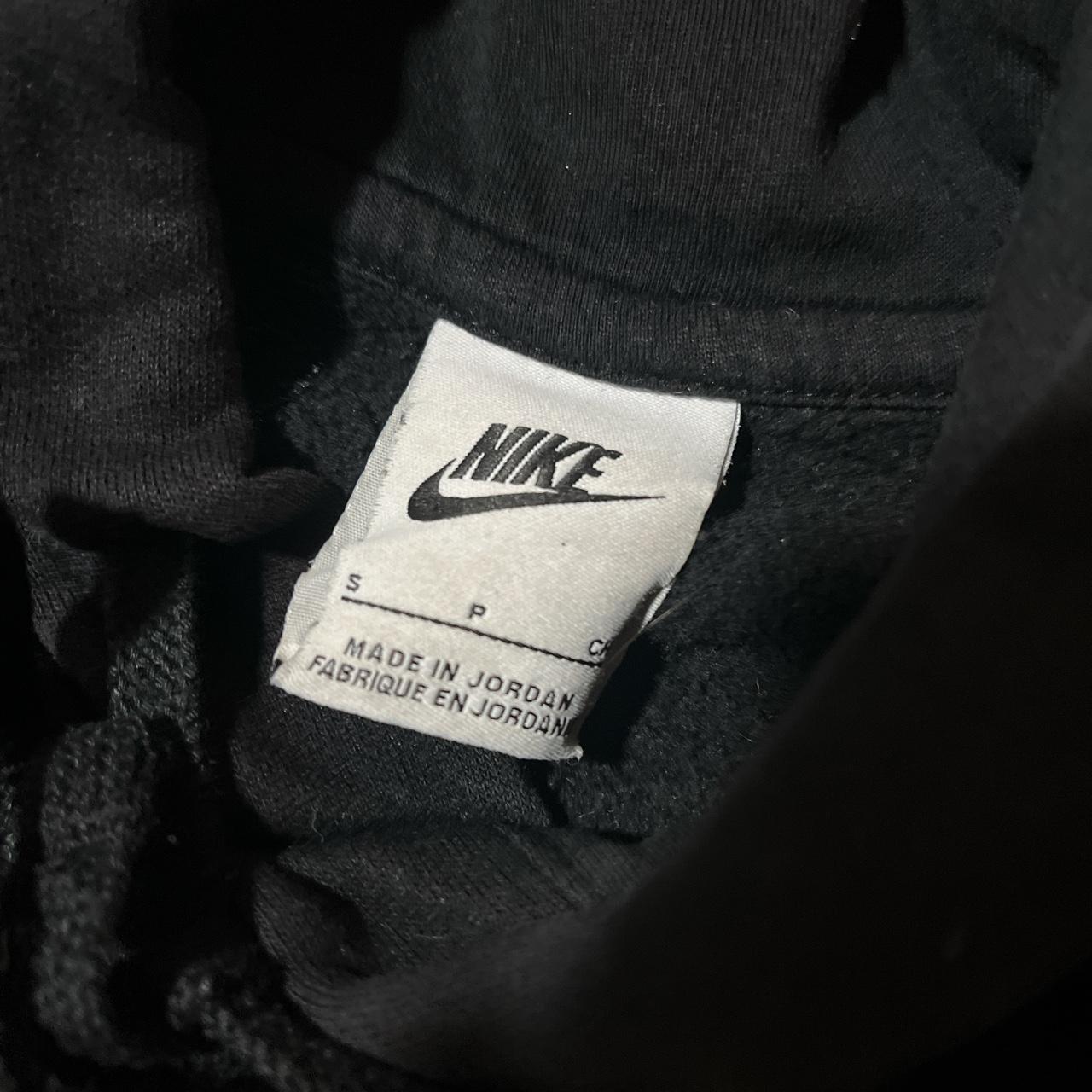 (Small) Black Nike Hoodie Small stain on back... - Depop