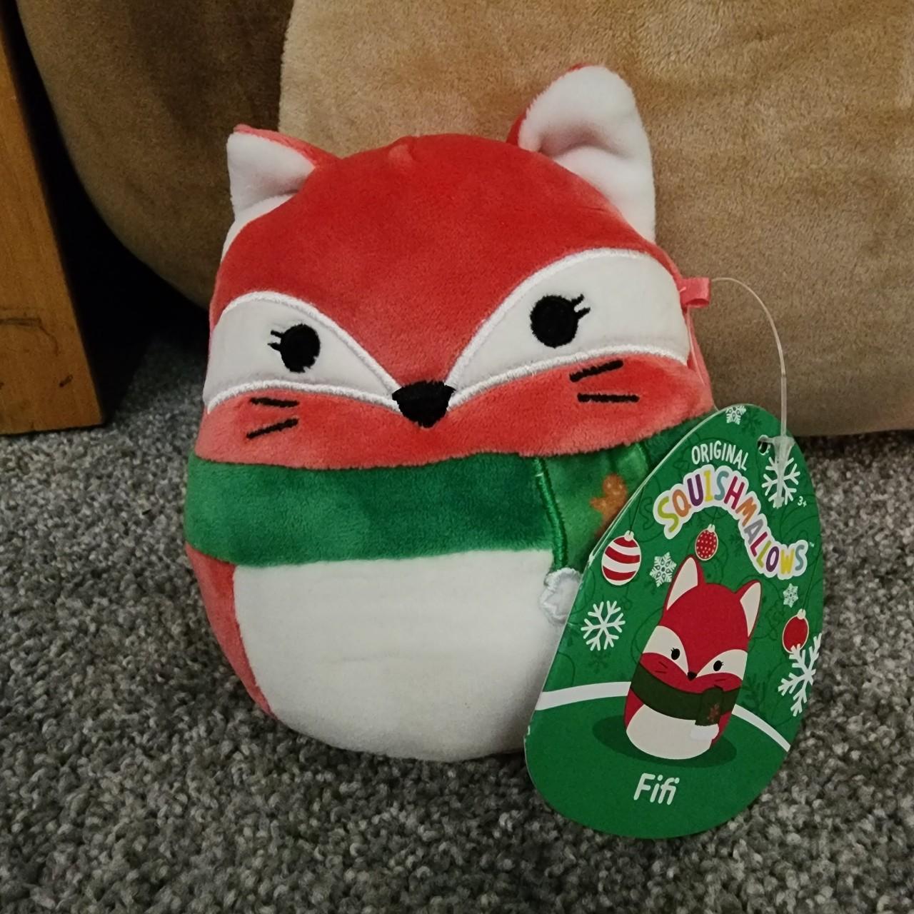Fifi the Fox Squishmallow 4" Christmas Edition with... Depop