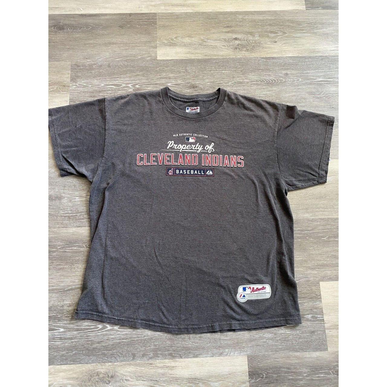 Cleveland Indians Men's Graphic Majestic Cotton T-shirt