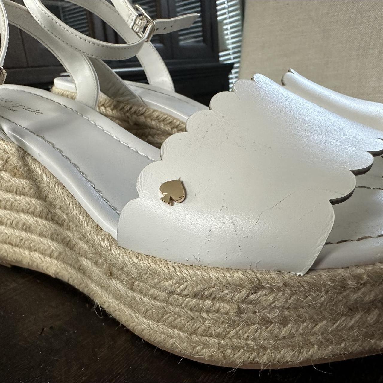 Kate spade white sales espadrilles