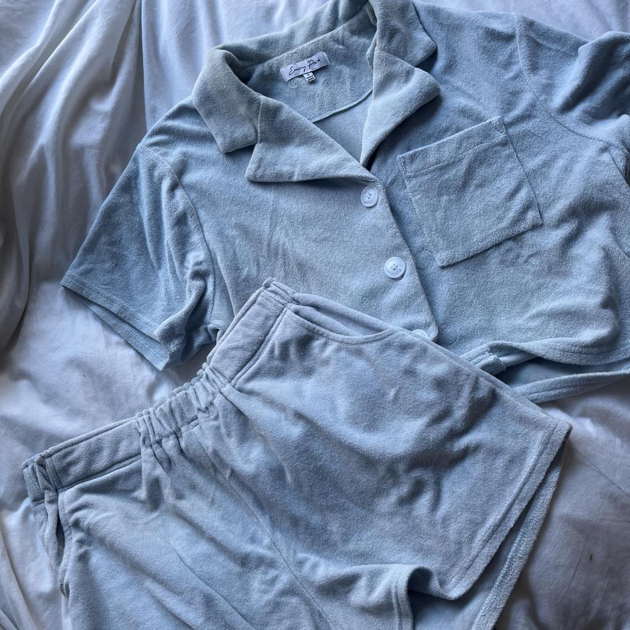 Urban Outfitters Women's Blue Pajamas Depop