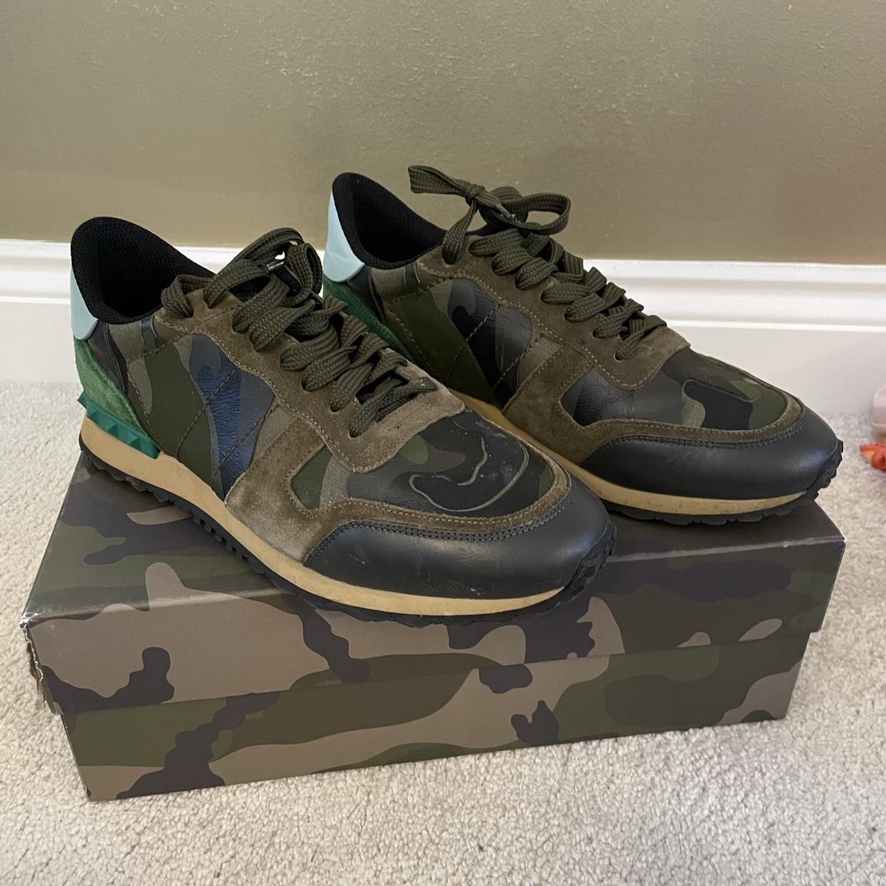mens valentino trainers camo
