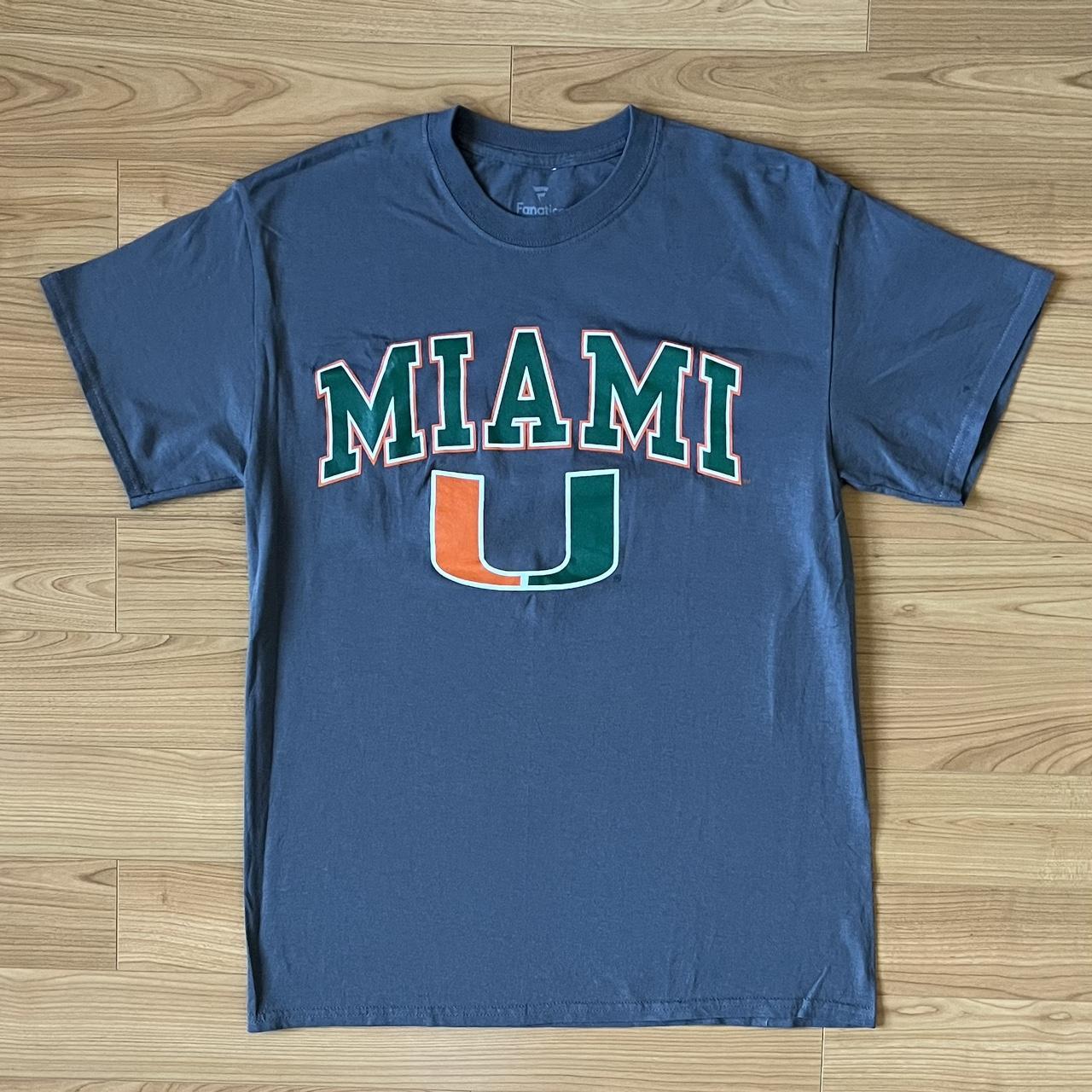 Fanatics University of Miami Tee Size M, fits true... Depop