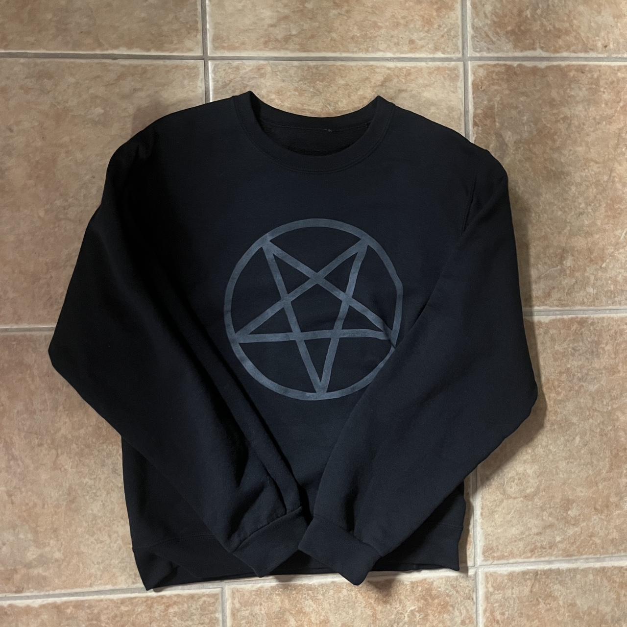 playboi carti opium asf pentagram crewneck, has no... - Depop