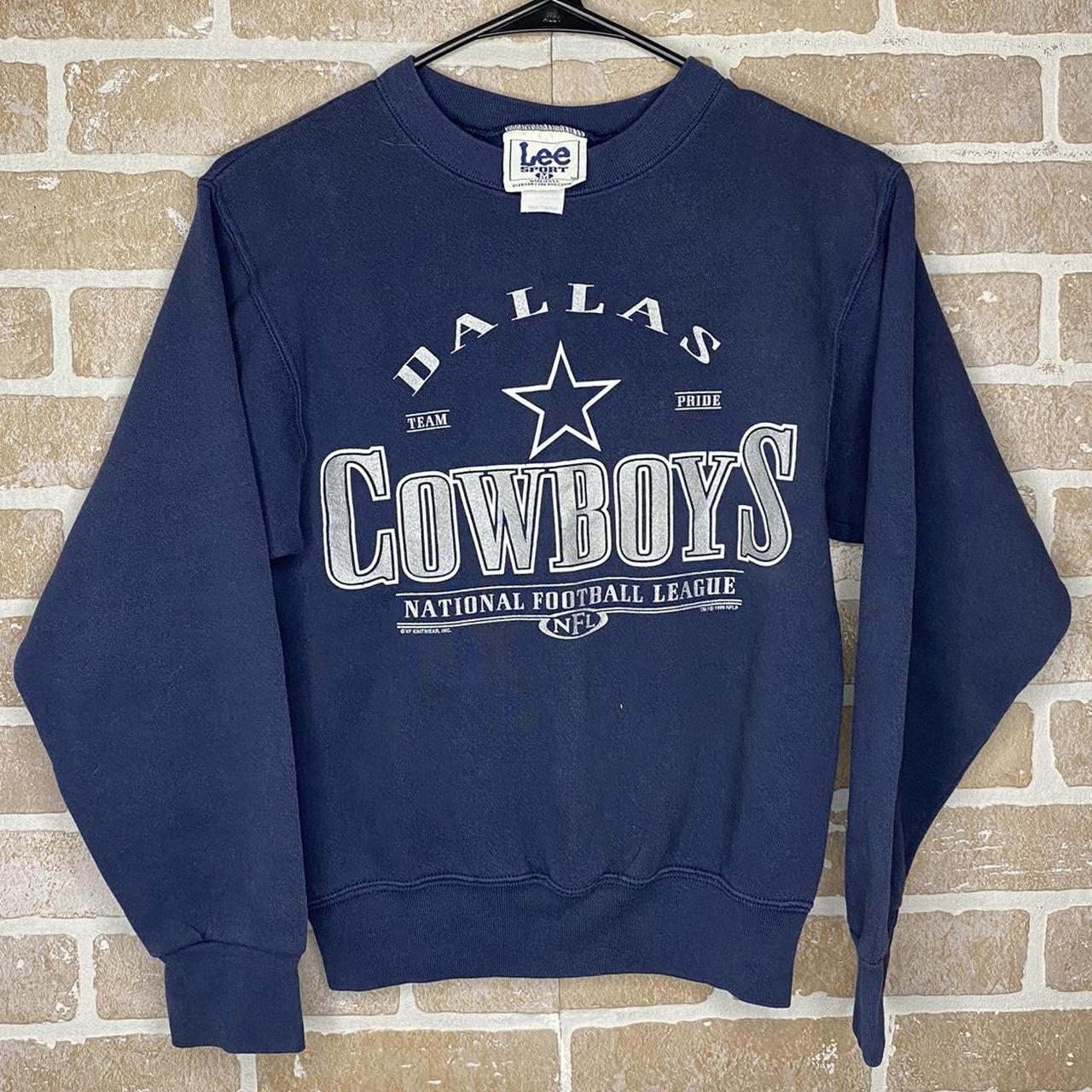 Vintage Nutmeg Mills 1999 Dallas cowboys crew neck... - Depop