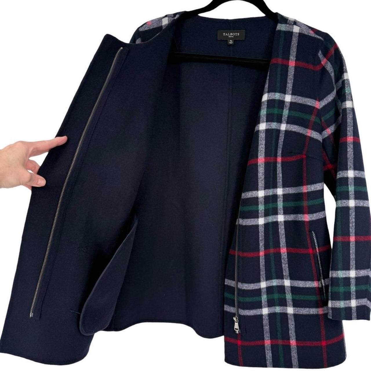 Talbots Women's Polyester Jacket - Navy/Multi - M… - image 5