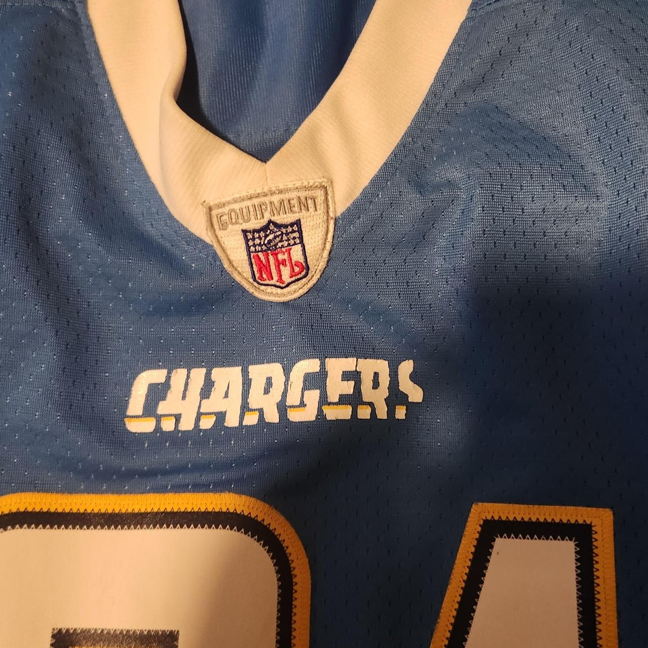 LADAINIAN TOMLINSON SAN DIEGO CHARGERS REEBOK ON - Depop