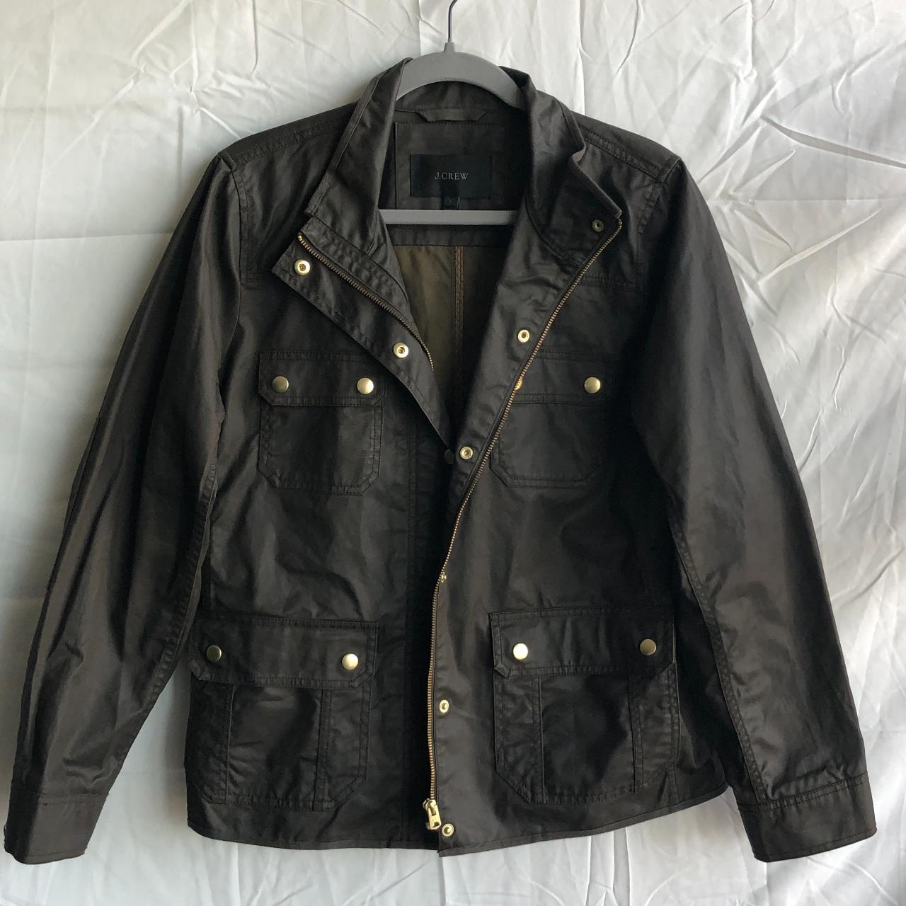 This classic J.Crew olive green jacket serves a... - Depop