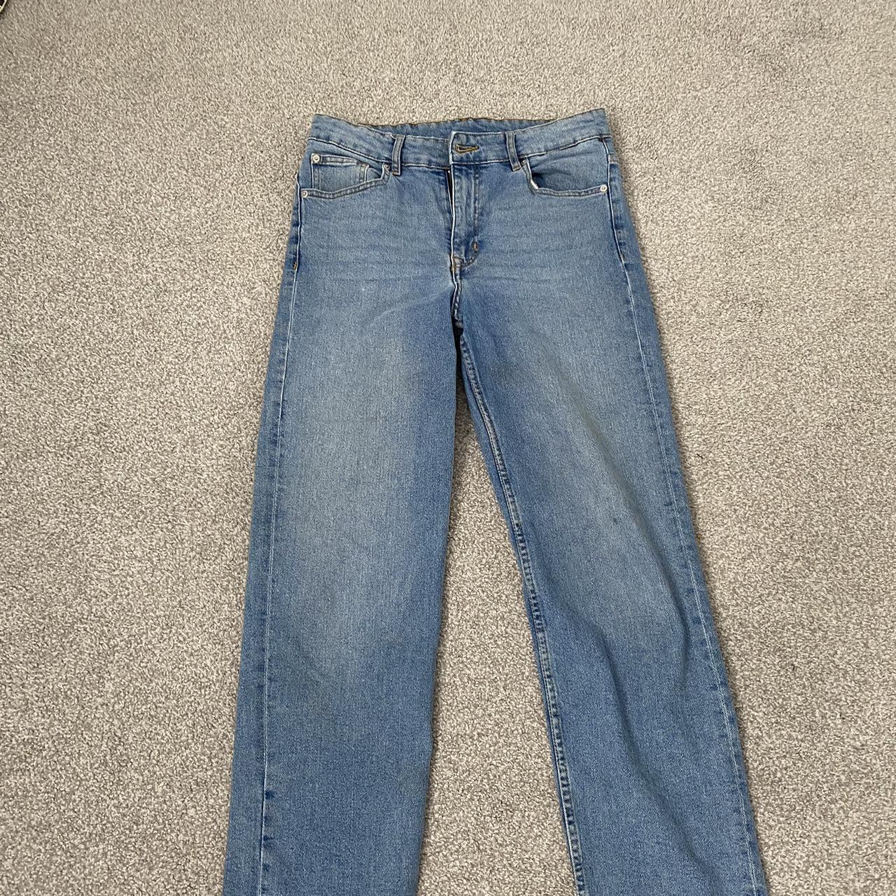 Size 28 h and m jeans unisex bought new without tags... - Depop