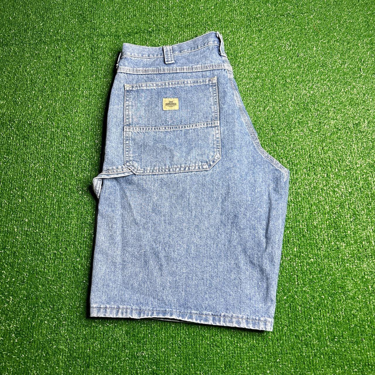 Men’s (38”) Y2K Baggy Lee Dungarees Jorts - Men’s... - Depop