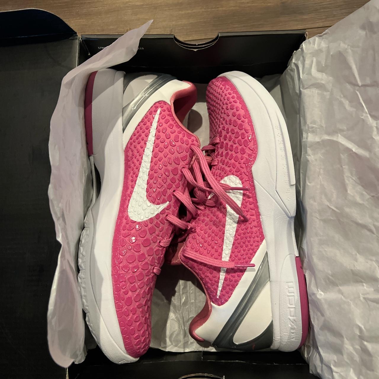 Kobe 6 Think Pink Size 11 Worn 3 times Just... - Depop