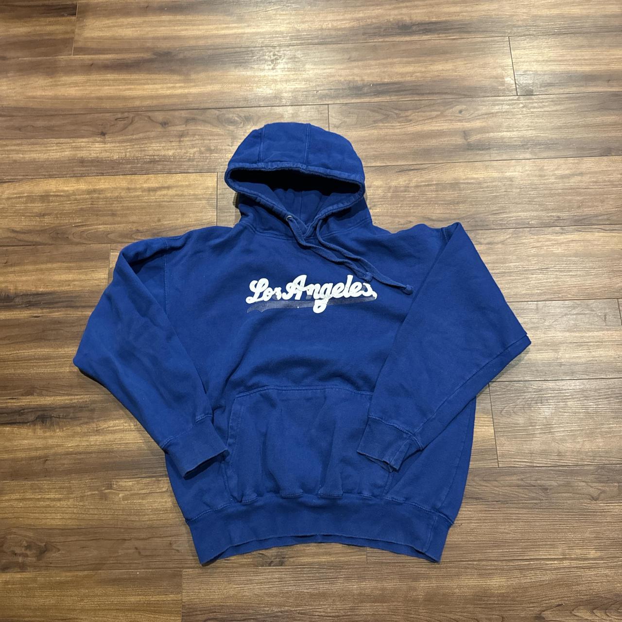 Vintage Los Angeles Dodgers hoodie Size: Large... - Depop