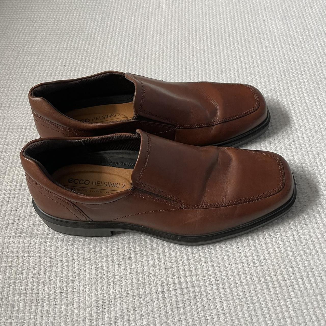 Ecco hot sale brown loafers