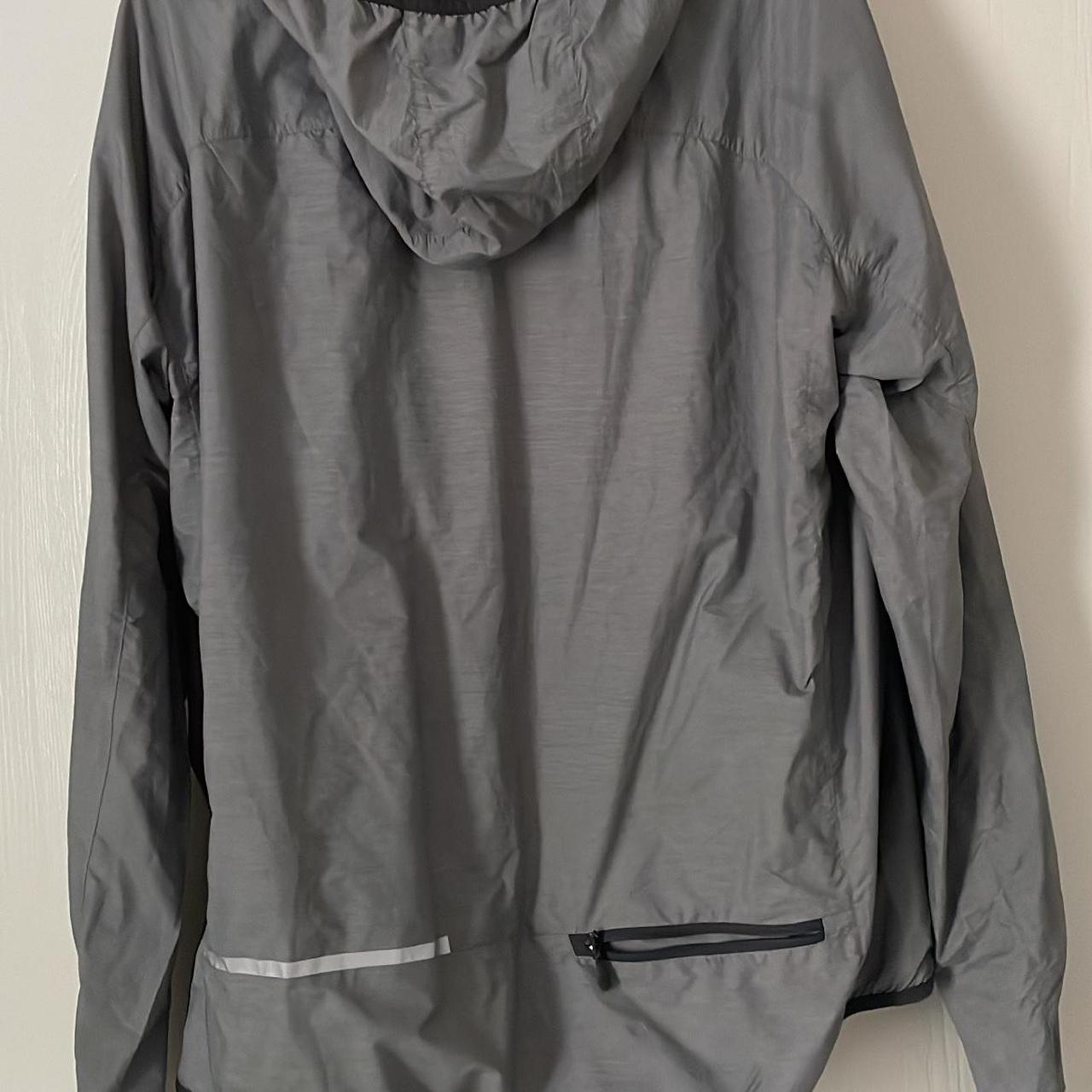 H&M gray rain jacket - Depop