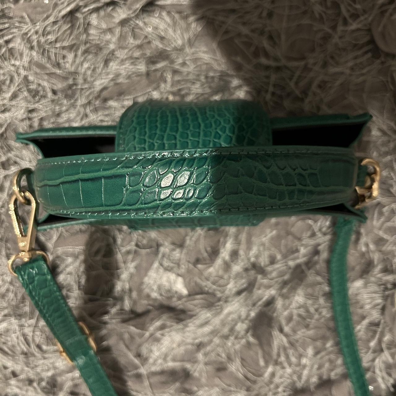 Ego green croc print bag comes with cross body strap... Depop