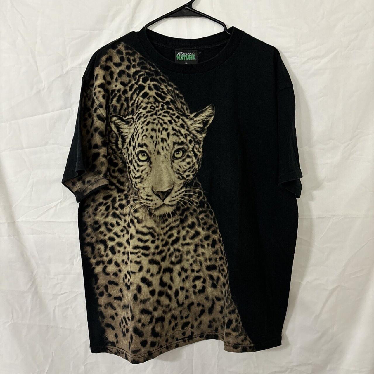 Vintage Radical Nature Leopard Animal T-Shirt All... - Depop