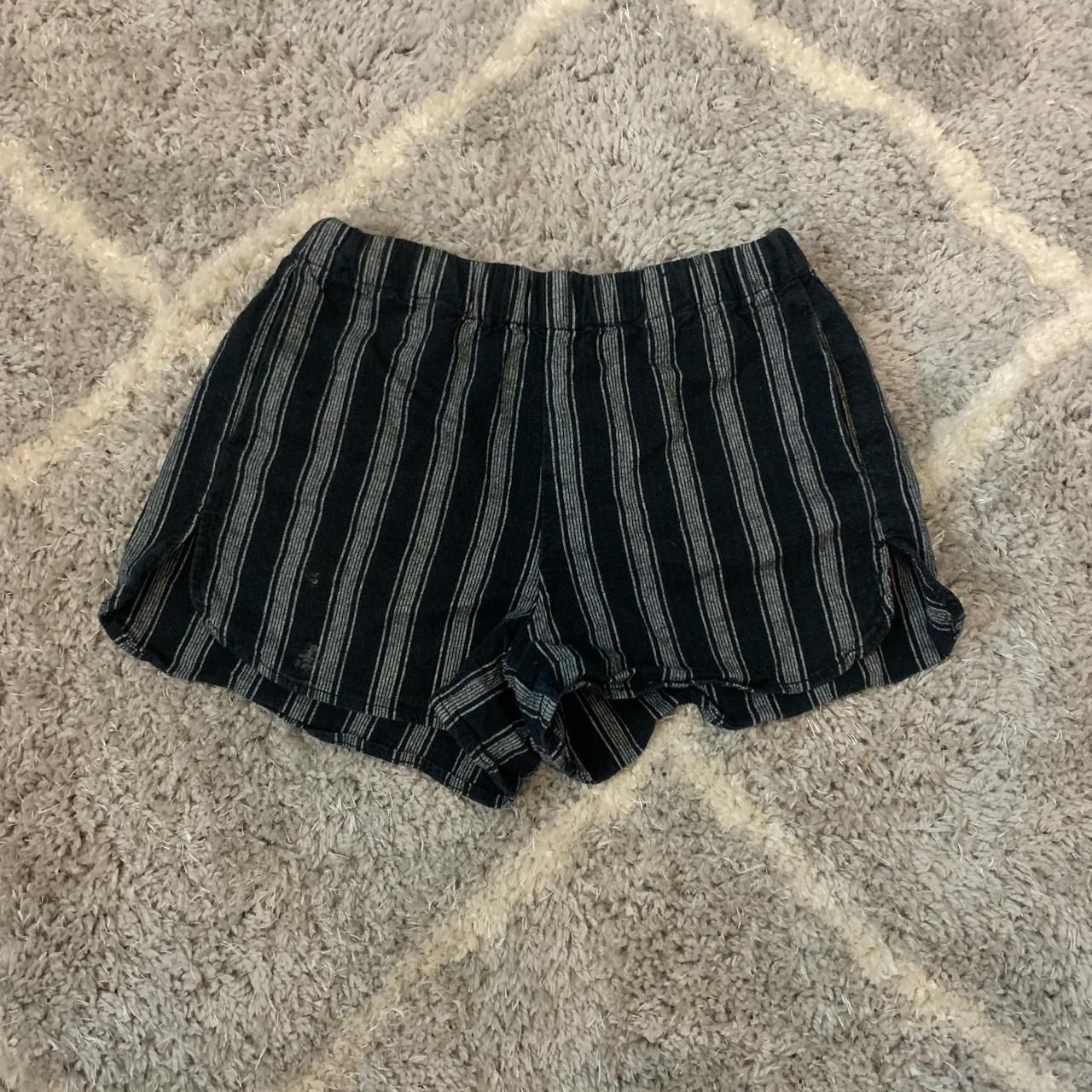 Brandy Melville Women's Black and White Shorts | Depop