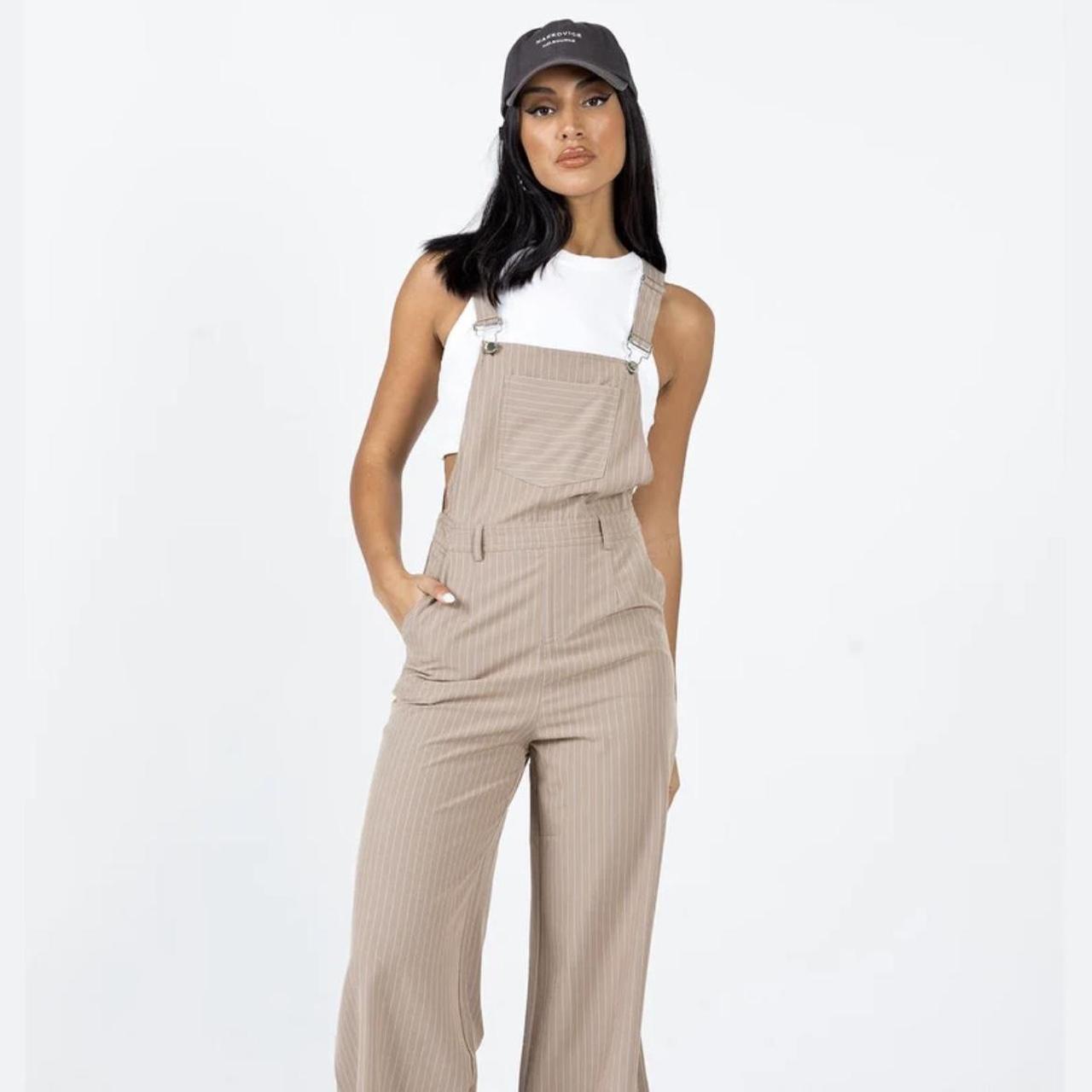 Princess Polly overalls 🤎 size 8 or small worn... Depop