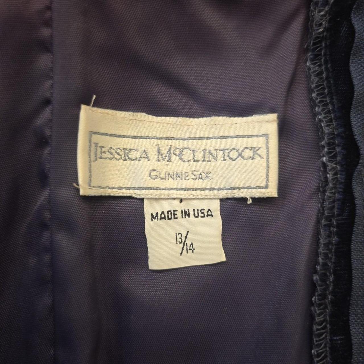 Gunne Sax Women's A-line Dress - Blue/Gold - 14 –… - image 5