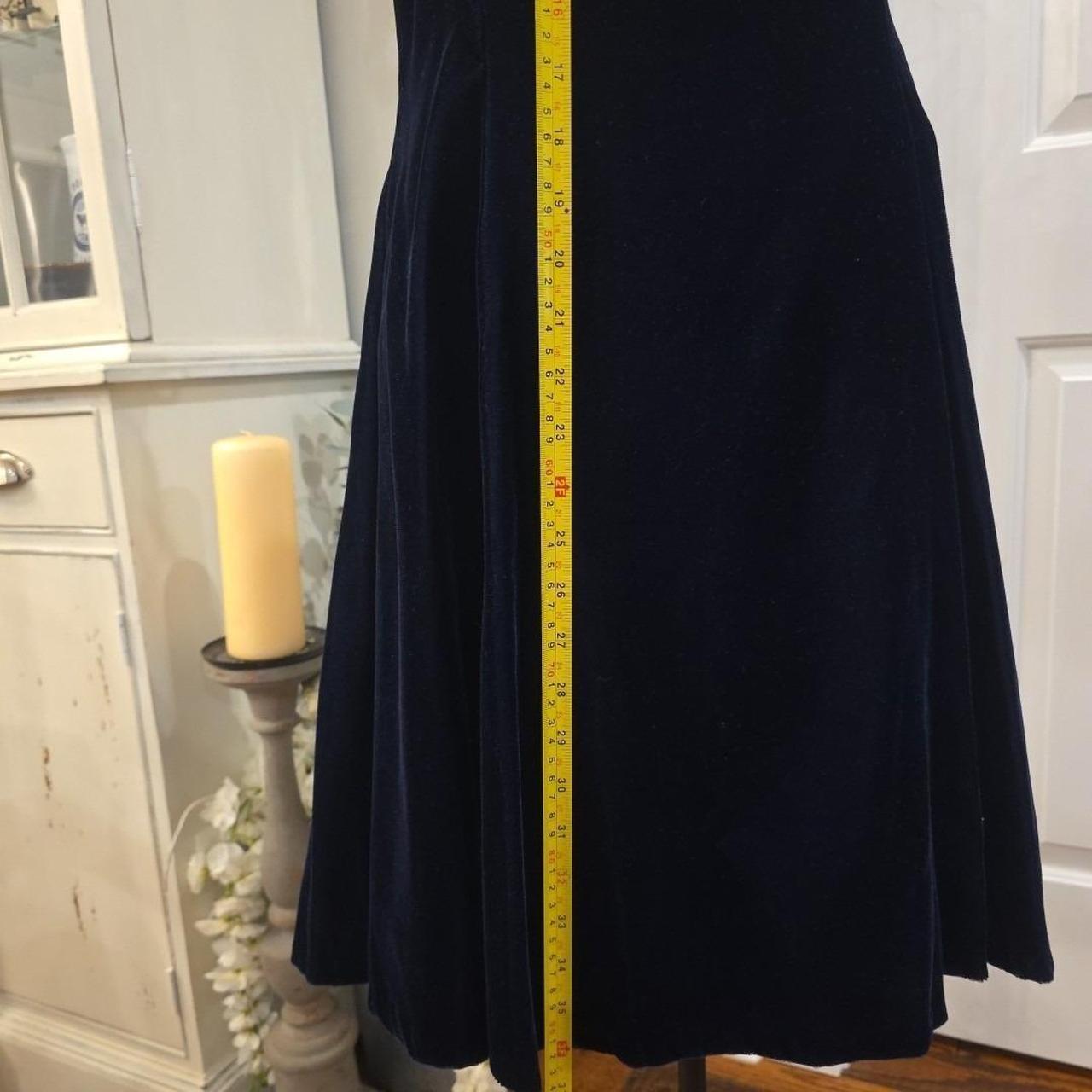 Gunne Sax Women's A-line Dress - Blue/Gold - 14 –… - image 8