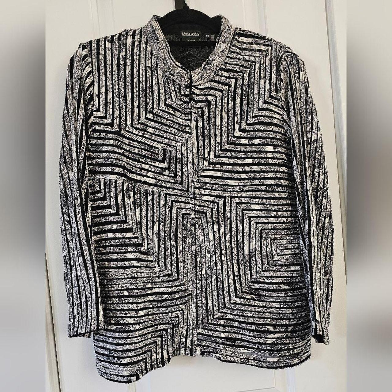 Multiples Women's Lightweight Jacket Jacket - Bla… - image 1