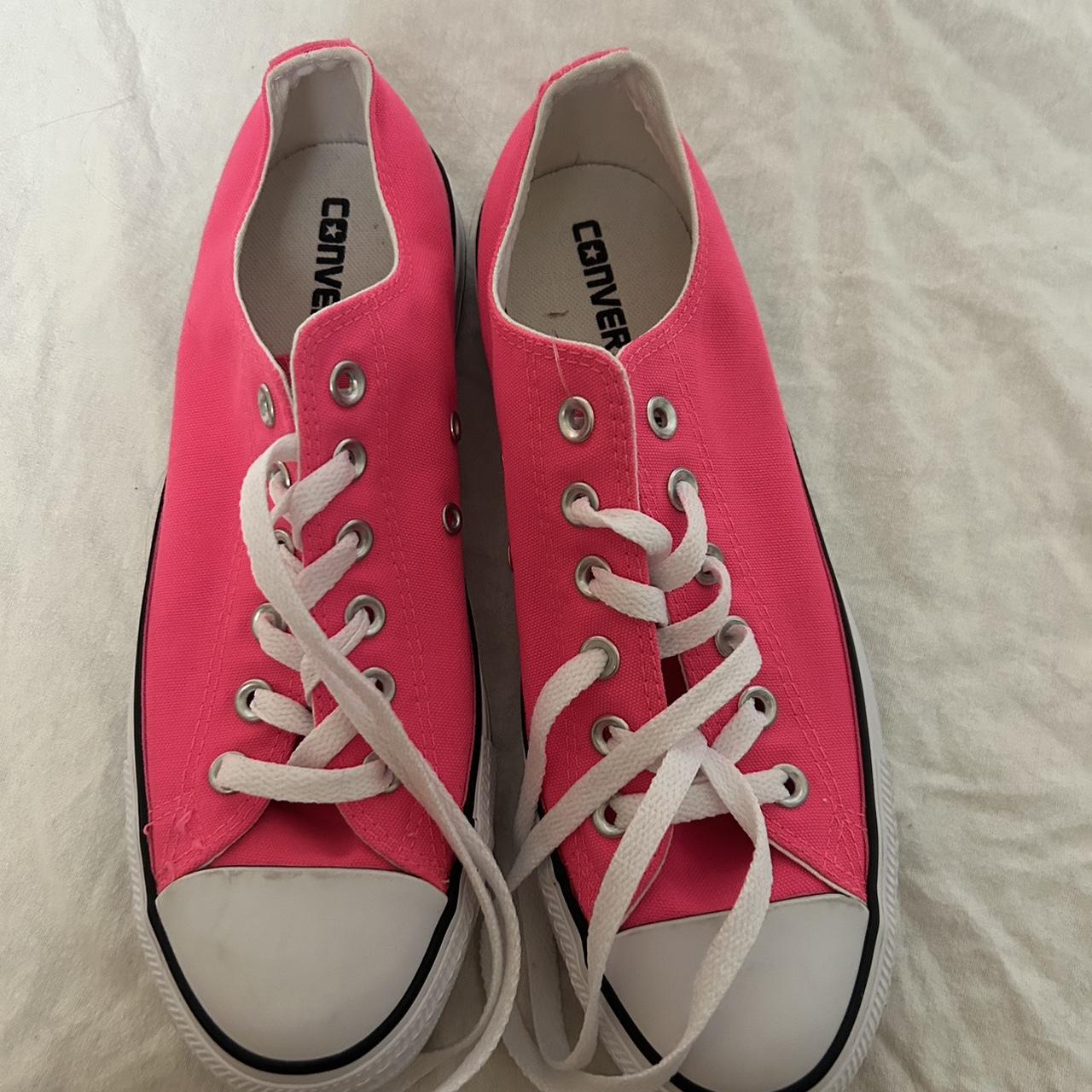 unworn hot pink converse women s size 9 men s size 7.5