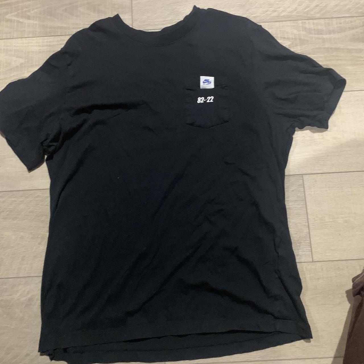 black nike air force one tee nike swag Depop