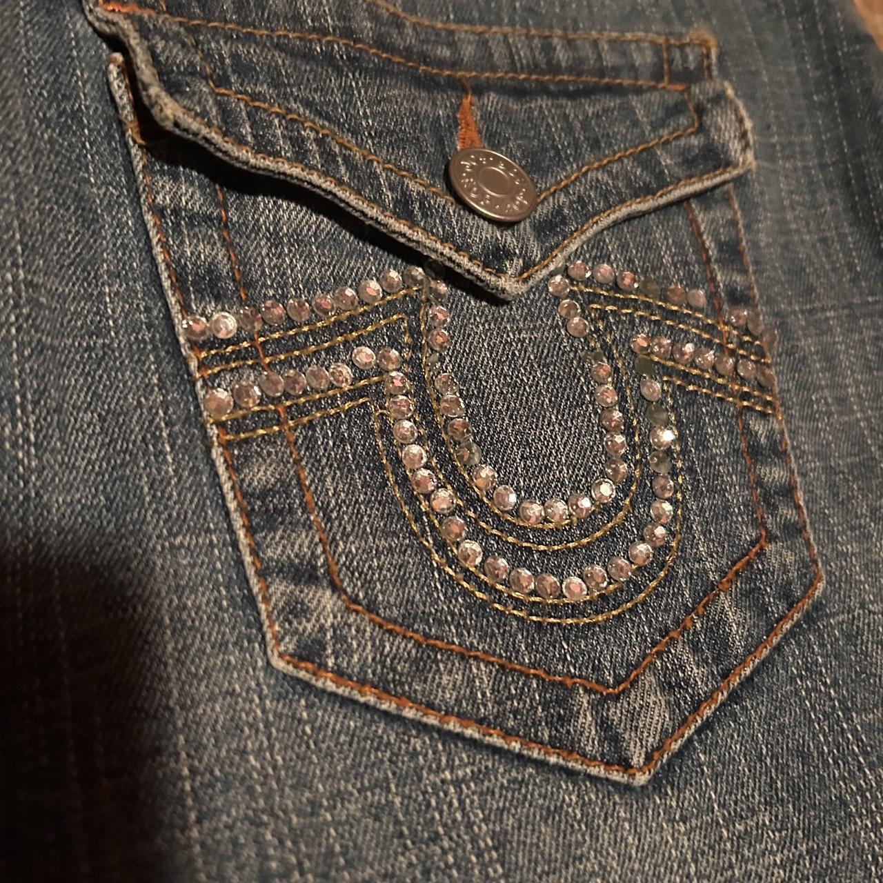 True Religion Women's Skirt | Depop