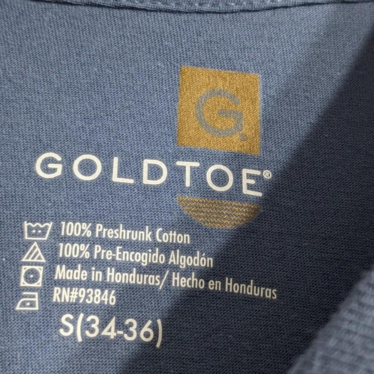 Gold Toe Men's Blue T-shirt (3)