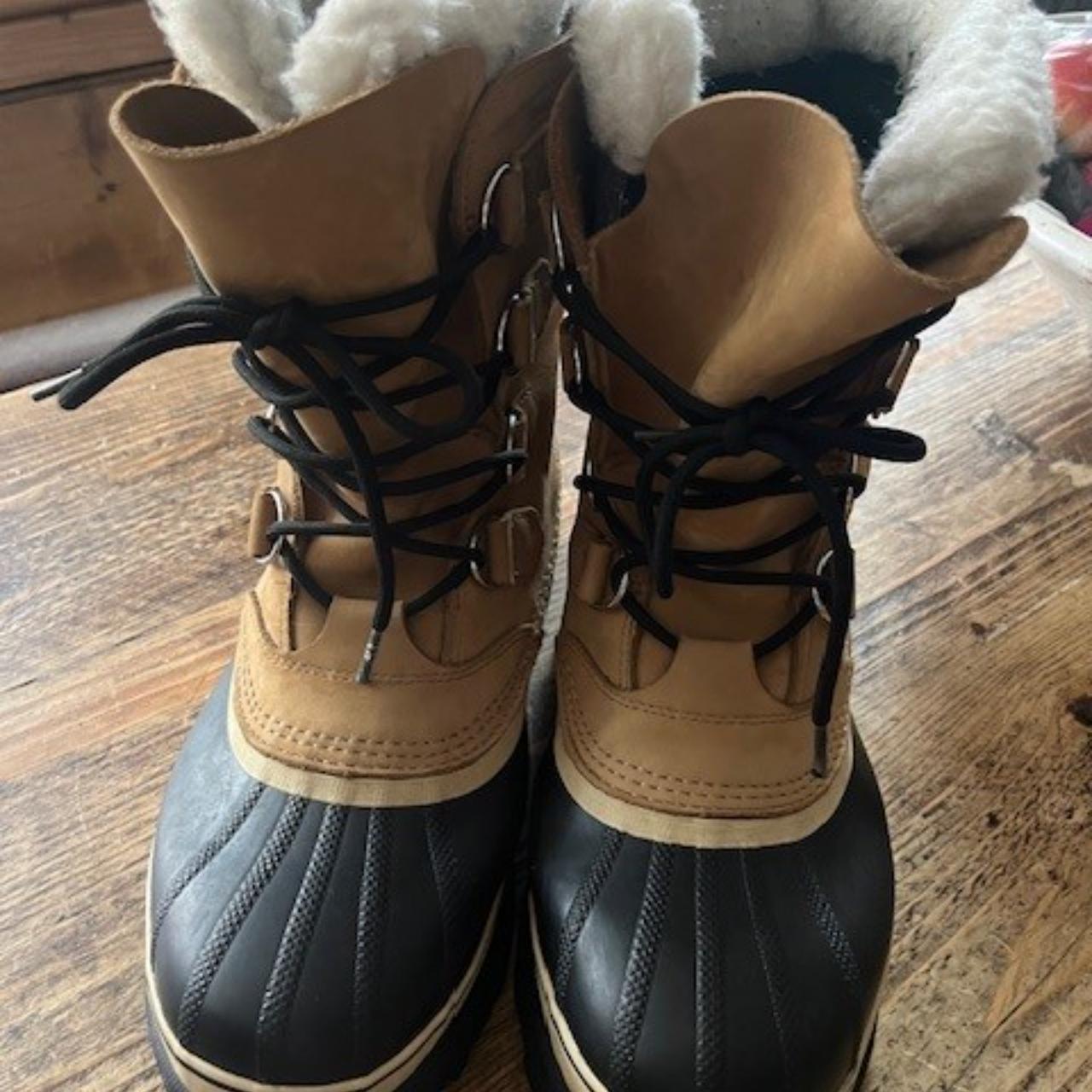 Sorel Caribou NM1000281 snow boots, size 9.... Depop