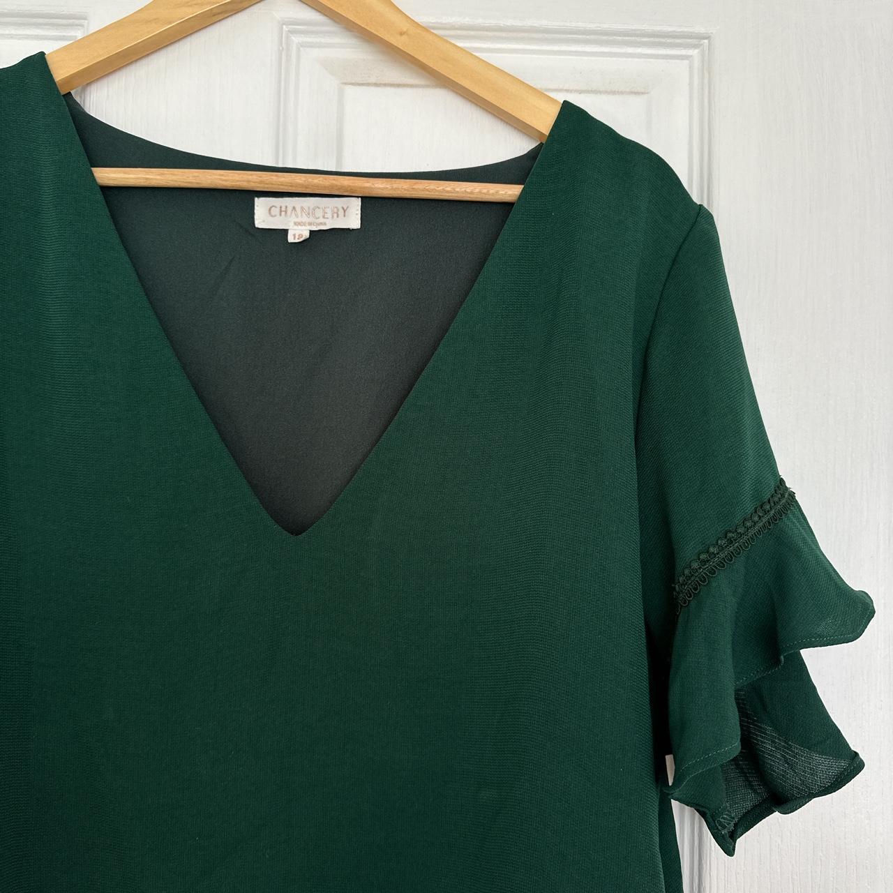 Chancery green mini dress Size 1618 pending on your... Depop