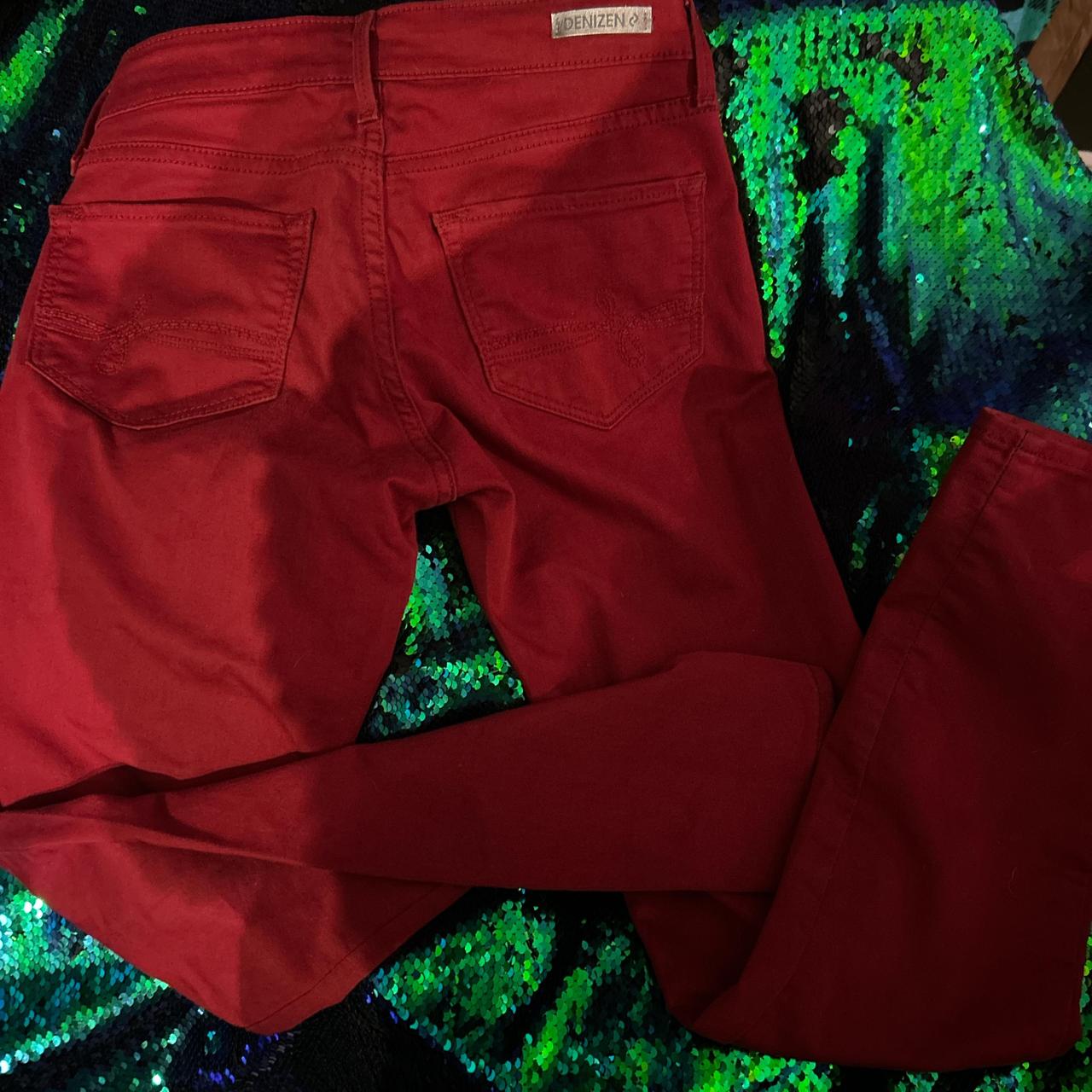 Levi's Women's Jeans - Red - 7 – Red Levi’s low r… - image 1