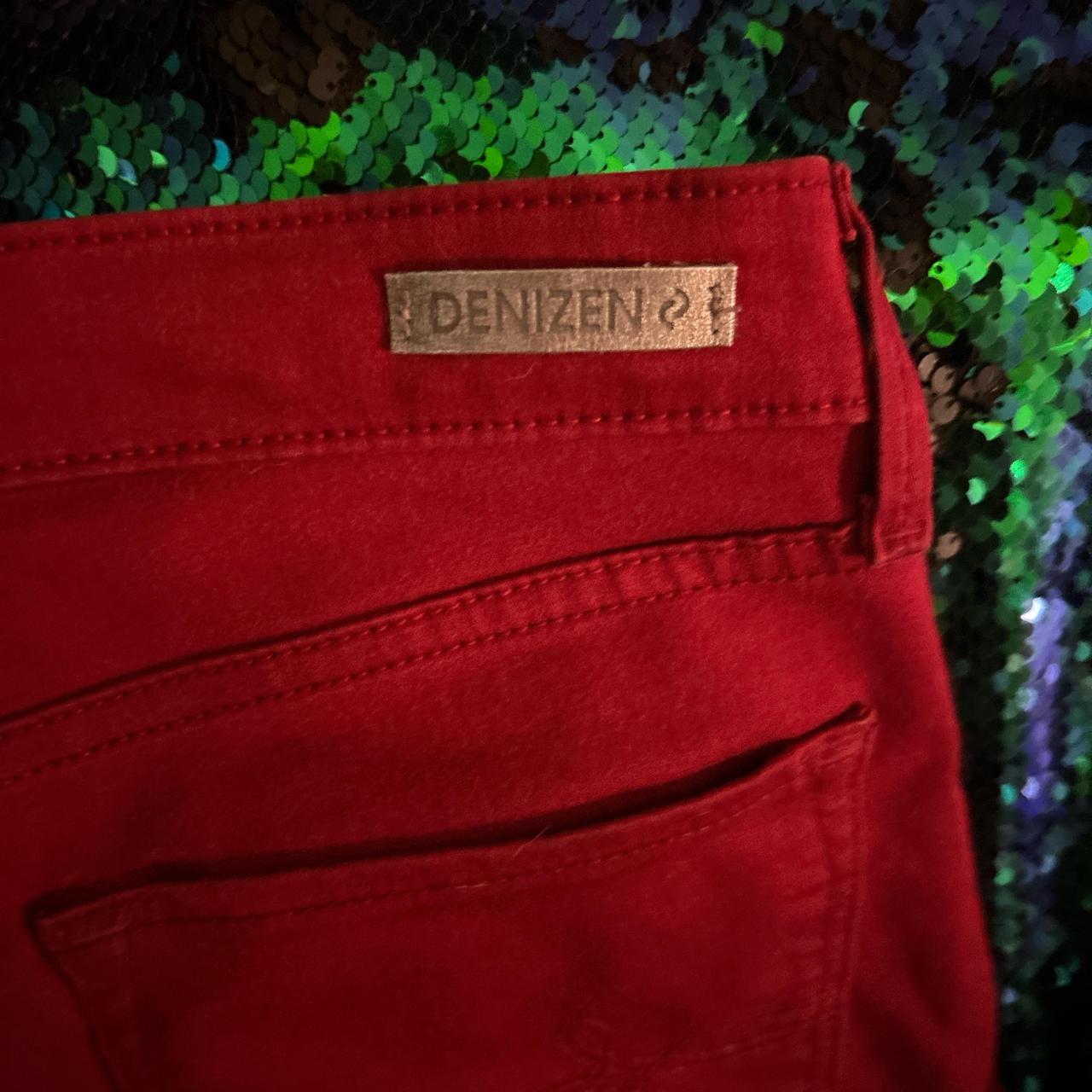 Levi's Women's Jeans - Red - 7 – Red Levi’s low r… - image 2