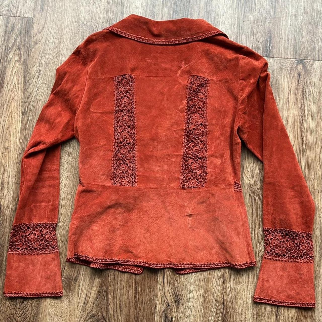 Cache Women's Jacket - Orange/Red - S – Caché rus… - image 2