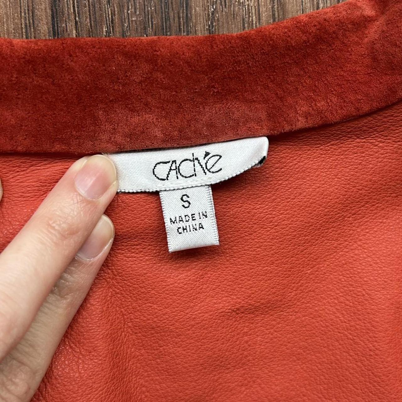 Cache Women's Jacket - Orange/Red - S – Caché rus… - image 6