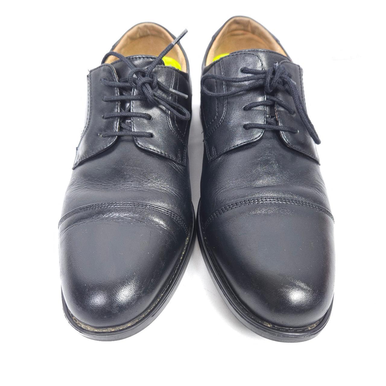 Florsheim Midtown Black Leather Cap Toe Oxford Shoes... - Depop