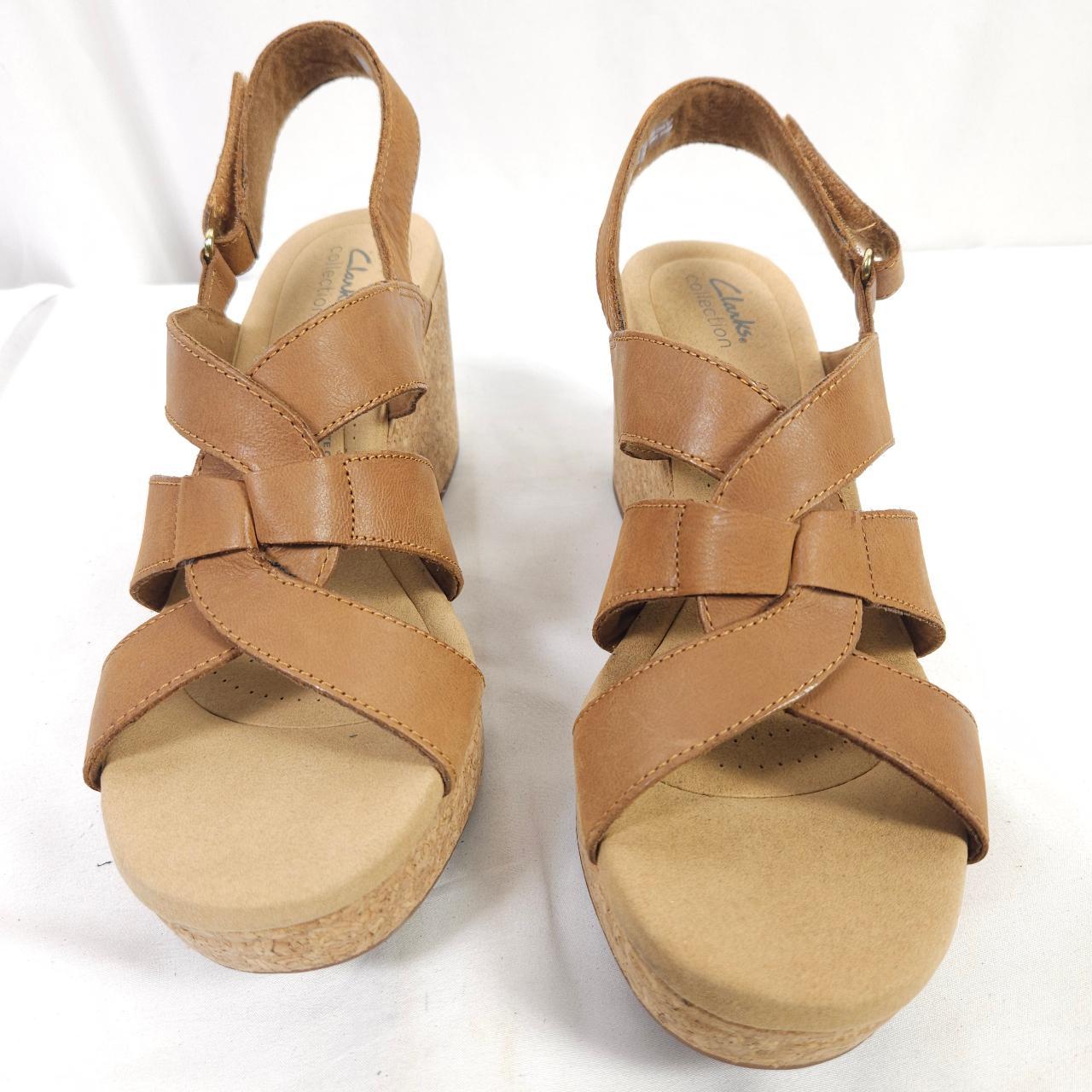 Buy Clarks Women White Leather Sandals - Heels for Women 1832218 | Myntra