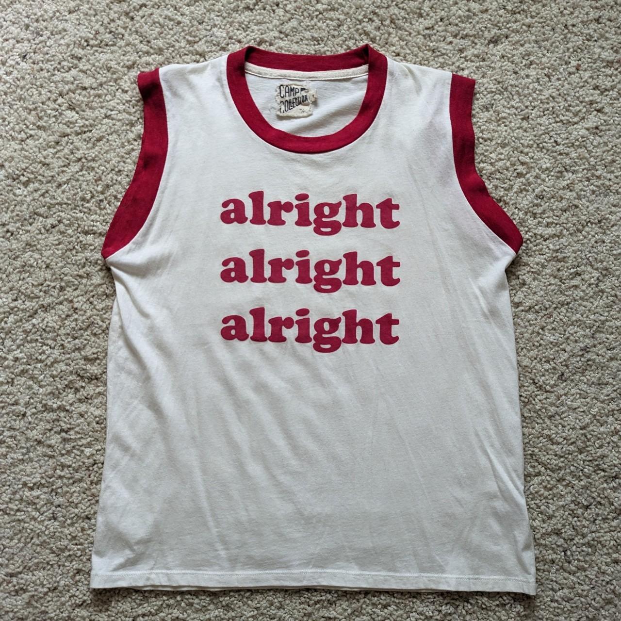 Camp Collection Women's White and Red Vest